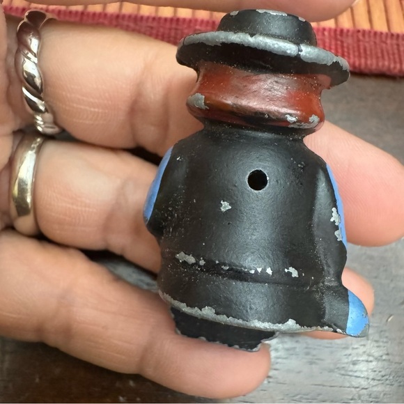 Vintage Miniature Cast Iron  Amish Figurine Boy - Picture 6 of 9